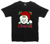 Cat In Santa Hat Printed T-Shirt - Mr Wings Emporium 