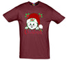 Cat In Santa Hat Printed T-Shirt - Mr Wings Emporium 