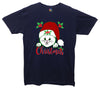 Cat In Santa Hat Printed T-Shirt - Mr Wings Emporium 