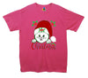 Cat In Santa Hat Printed T-Shirt - Mr Wings Emporium 