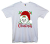 Cat In Santa Hat Printed T-Shirt - Mr Wings Emporium 