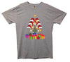 Christmas Presents, Santa Hats & Tree Printed T-Shirt - Mr Wings Emporium 