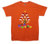 Christmas Presents, Santa Hats & Tree Printed T-Shirt - Mr Wings Emporium 