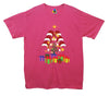 Christmas Presents, Santa Hats & Tree Printed T-Shirt - Mr Wings Emporium 