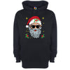 Cool Santa Printed Hoodie - Mr Wings Emporium 