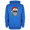 Cool Santa Printed Hoodie - Mr Wings Emporium 