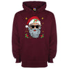 Cool Santa Printed Hoodie - Mr Wings Emporium 