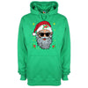 Cool Santa Printed Hoodie - Mr Wings Emporium 