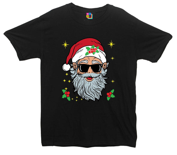 Cool Santa Printed T-Shirt - Mr Wings Emporium 