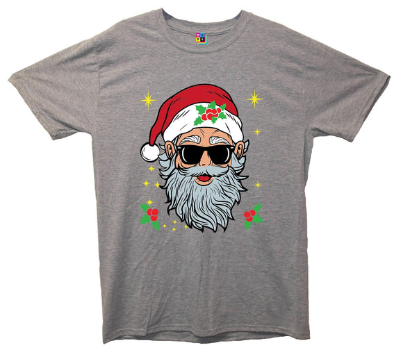 Cool Santa Printed T-Shirt - Mr Wings Emporium 