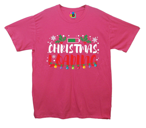 Christmas Loading Printed T-Shirt - Mr Wings Emporium 