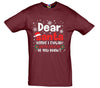 Dear Santa, How Much Do You Already Know? Printed T-Shirt - Mr Wings Emporium 