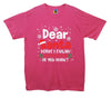 Dear Santa, How Much Do You Already Know? Printed T-Shirt - Mr Wings Emporium 
