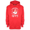 Dear Santa, Stop Judging Me Printed Hoodie - Mr Wings Emporium 