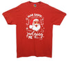 Dear Santa, Stop Judging Me Printed T-Shirt - Mr Wings Emporium 