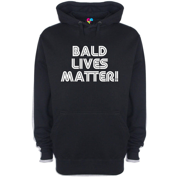 Bald Lives Matter Printed Hoodie - Mr Wings Emporium 