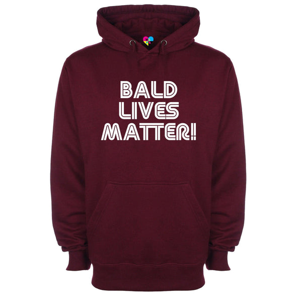 Bald Lives Matter Printed Hoodie - Mr Wings Emporium 