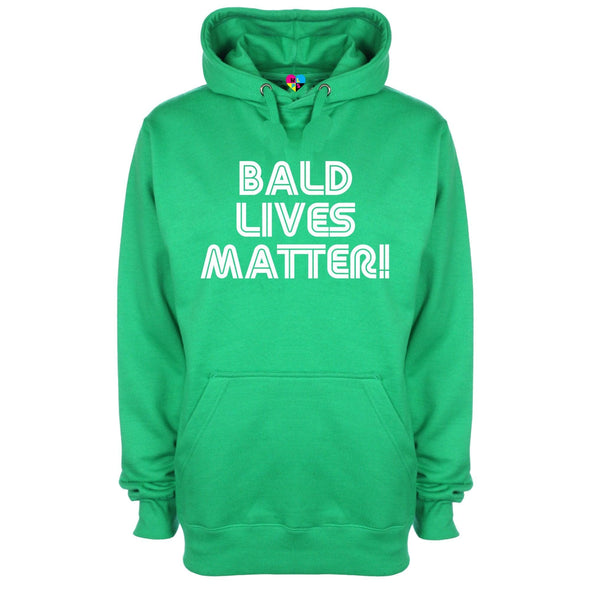 Bald Lives Matter Printed Hoodie - Mr Wings Emporium 