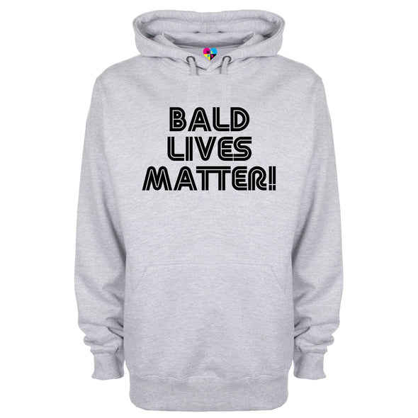 Bald Lives Matter Printed Hoodie - Mr Wings Emporium 