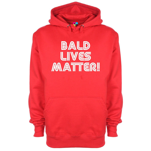 Bald Lives Matter Printed Hoodie - Mr Wings Emporium 