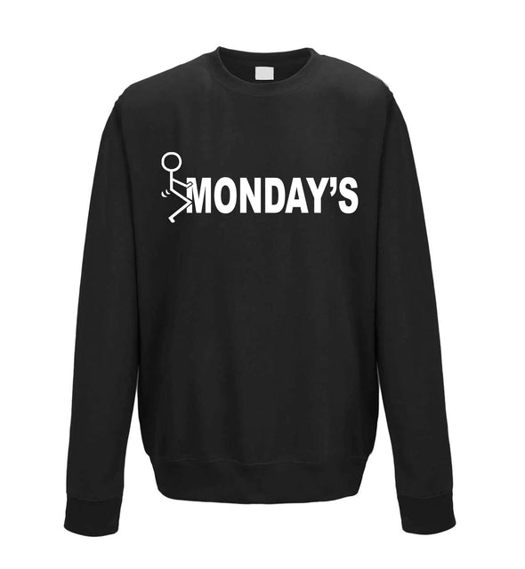 Fuck Monday's Printed Sweatshirt - Mr Wings Emporium 