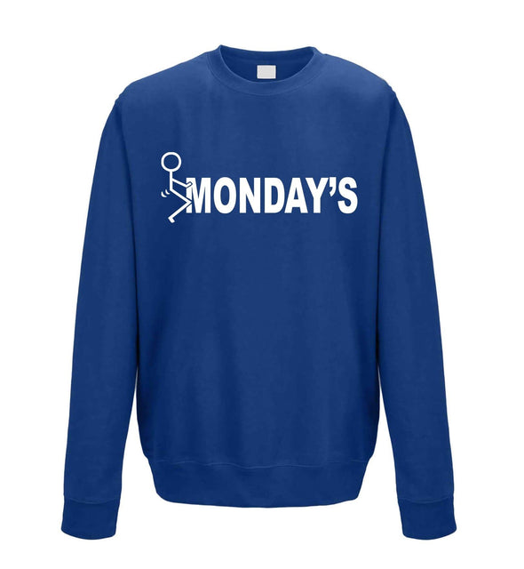 Fuck Monday's Printed Sweatshirt - Mr Wings Emporium 