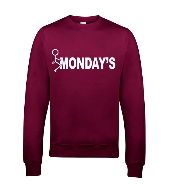 Fuck Monday's Printed Sweatshirt - Mr Wings Emporium 