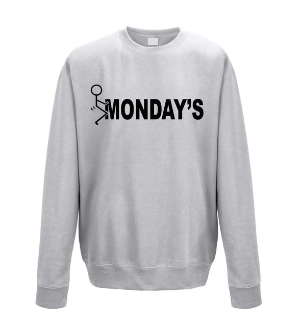 Fuck Monday's Printed Sweatshirt - Mr Wings Emporium 