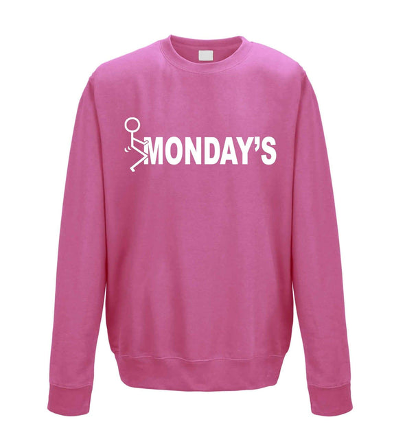 Fuck Monday's Printed Sweatshirt - Mr Wings Emporium 