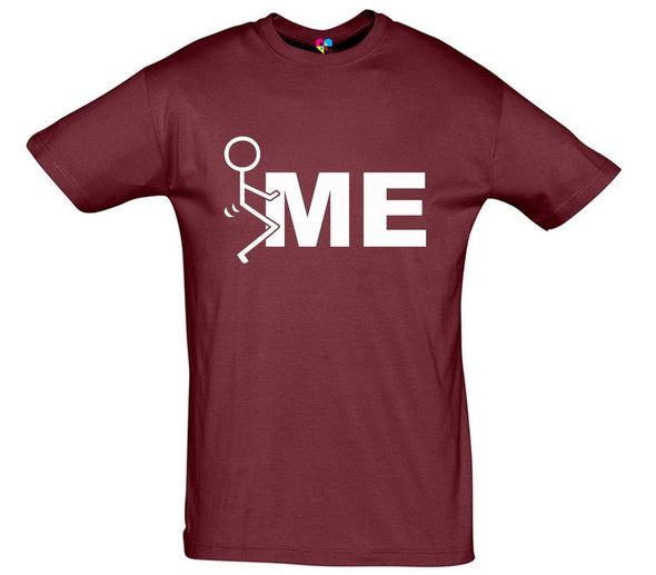 Fuck Me Stick Man Printed T-Shirt - Mr Wings Emporium 