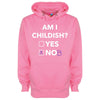 Am I Childish Printed Hoodie - Mr Wings Emporium 