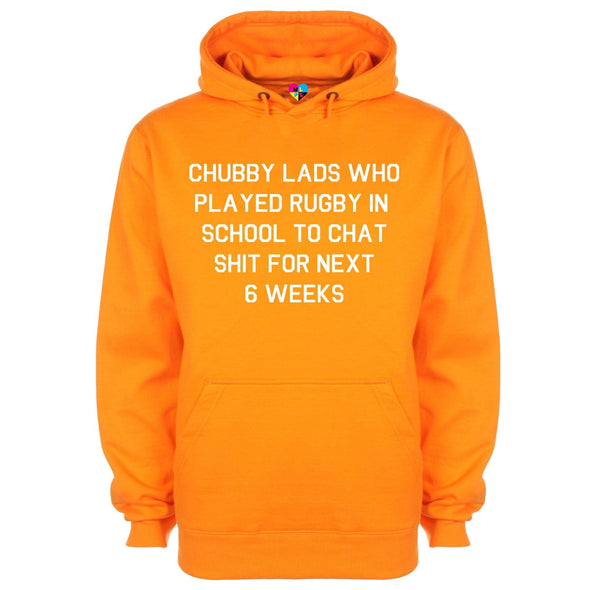 Chubby Lads Rugby Six Nations Printed Hoodie - Mr Wings Emporium 