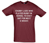 Chubby Lads Talking About Rugby Printed T-Shirt - Mr Wings Emporium 