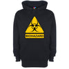 Biohazard Warning Sign Printed Hoodie - Mr Wings Emporium 