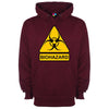 Biohazard Warning Sign Printed Hoodie - Mr Wings Emporium 