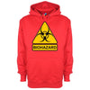 Biohazard Warning Sign Printed Hoodie - Mr Wings Emporium 