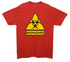 Biohazard Warning Sign Red Printed T-Shirt