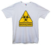 Biohazard Warning Sign White Printed T-Shirt