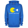 Gamers Non-Gamers Pie Chart Printed Hoodie - Mr Wings Emporium 