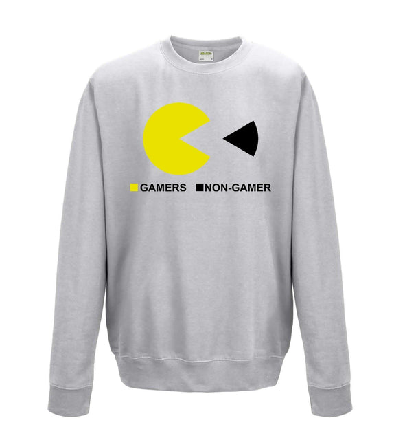 Gamers Better Than Non-Gamers Printed Sweatshirt - Mr Wings Emporium 