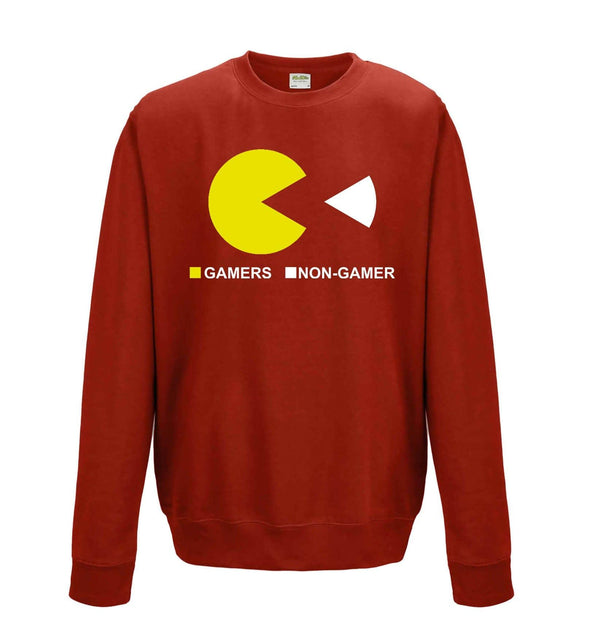 Gamers Better Than Non-Gamers Printed Sweatshirt - Mr Wings Emporium 