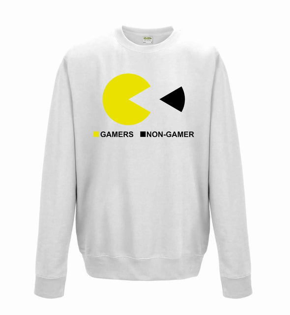 Gamers Better Than Non-Gamers Printed Sweatshirt - Mr Wings Emporium 