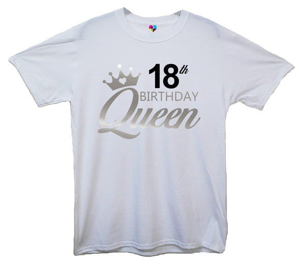 Custom Age Birthday Queen Printed T-Shirt - Mr Wings Emporium 