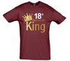 Custom Age Birthday King Printed T-Shirt - Mr Wings Emporium 