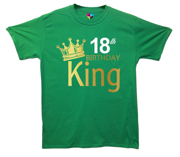 Custom Age Birthday King Printed T-Shirt - Mr Wings Emporium 