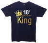 Custom Age Birthday King Printed T-Shirt - Mr Wings Emporium 