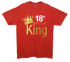 Custom Age Birthday King Printed T-Shirt - Mr Wings Emporium 