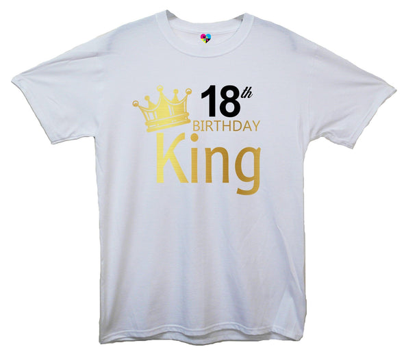 Custom Age Birthday King Printed T-Shirt - Mr Wings Emporium 