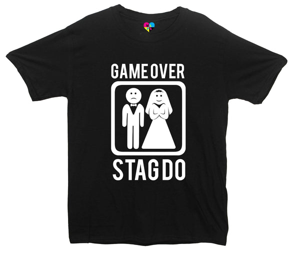 Game Over Stag Do Printed T-Shirt - Mr Wings Emporium 