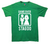Game Over Stag Do Printed T-Shirt - Mr Wings Emporium 